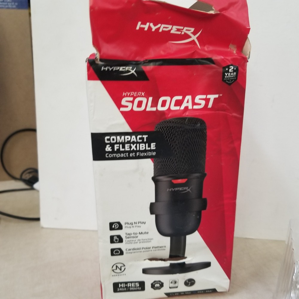 HyperX SoloCast USB Gaming Microphone - Black (4P5P8AA)