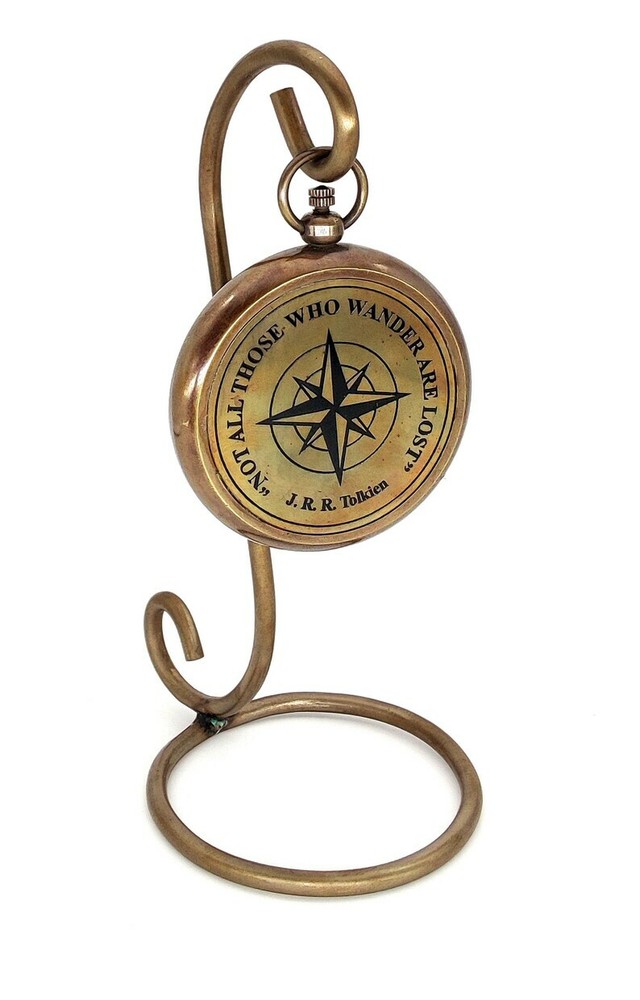 Personalized Compass With Display Stand Unique Antique Compass with Display stan