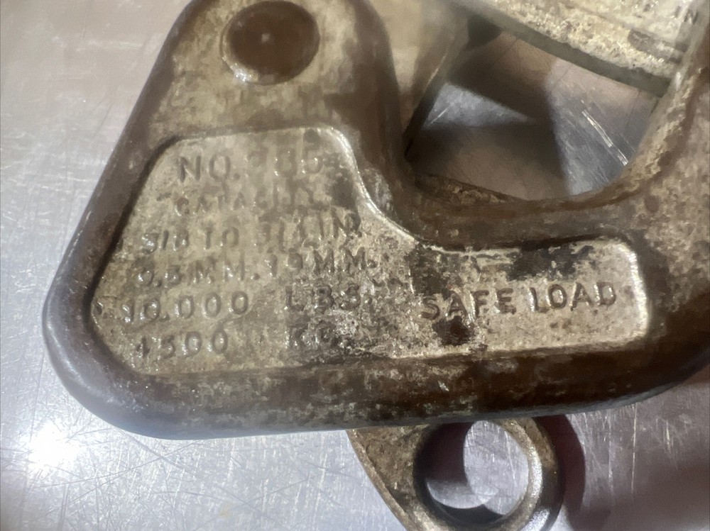 CRESCENT TOOL 385 CABLE WIRE GRIP PULLER 10,000 LBS CAP Used Surplus