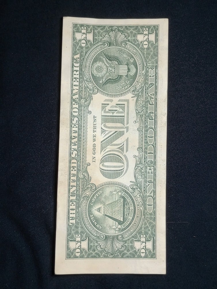 2021 $1 Note Off Center Cut/Miscut #515