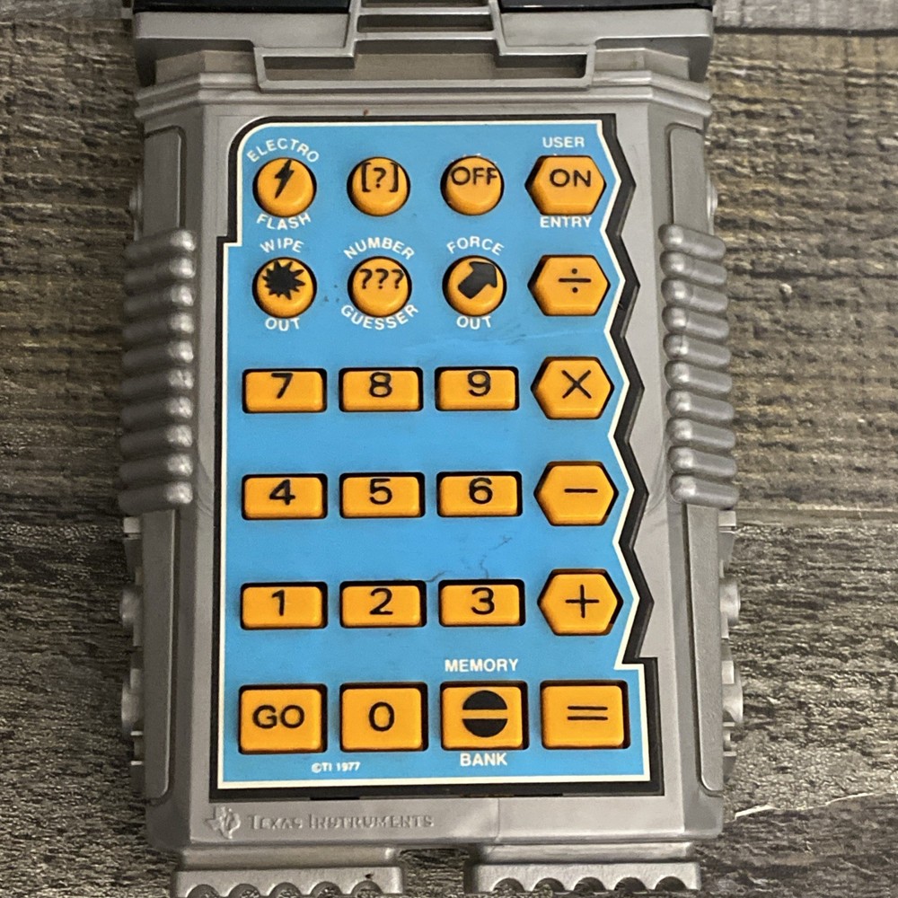 Vintage Texas Instruments DATAMAN Electronic Math Game Calculator 1970 Tested