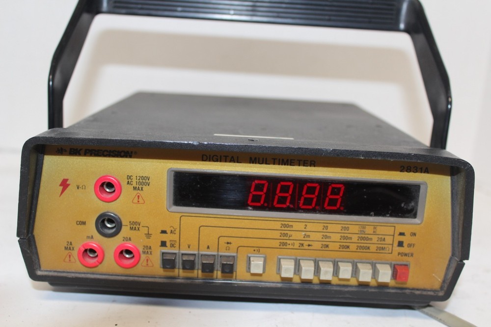 BK Precision Benchtop Digital Multimeter Model 2831A Backlit Display-Tested