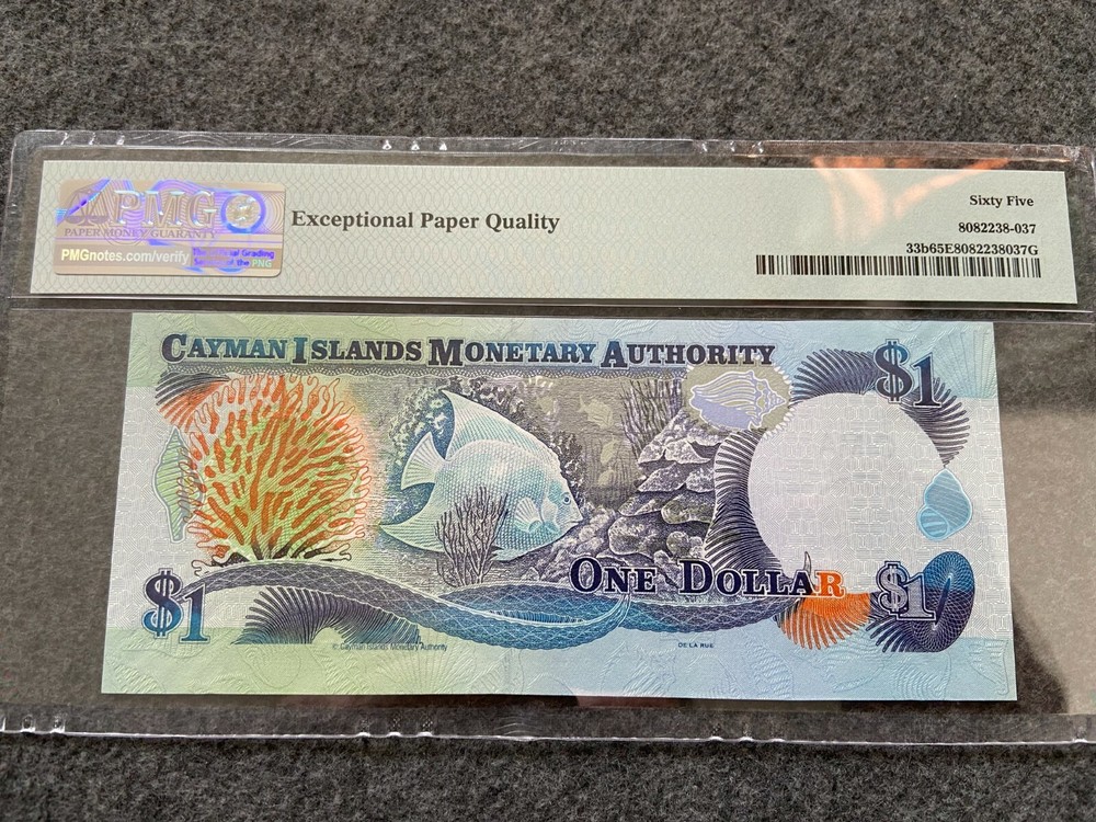 2006 Cayman Islands, Monetary Authority, $1 One Dollar PMG Certified