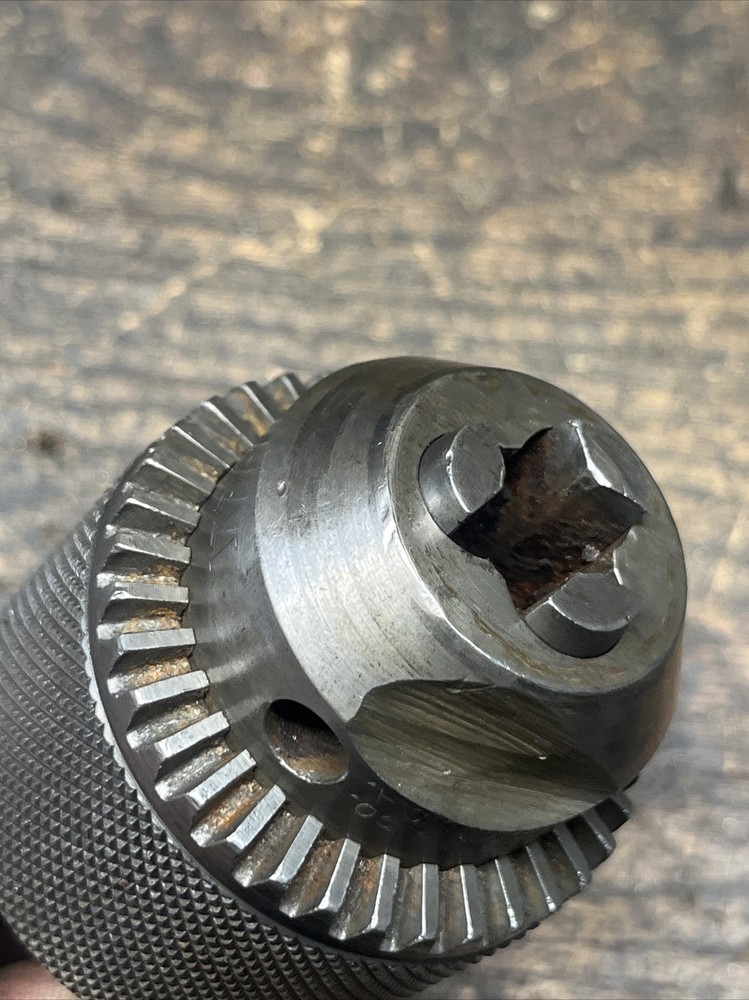 Very Early Jacobs Drill Chuck No 3 Unknown Taper 1/2 Cap ⬇️😎