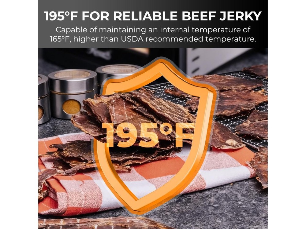 Rosewill Food Dehydrator Machine, 8 Stackable Trays with Adjustable 48H Timer an