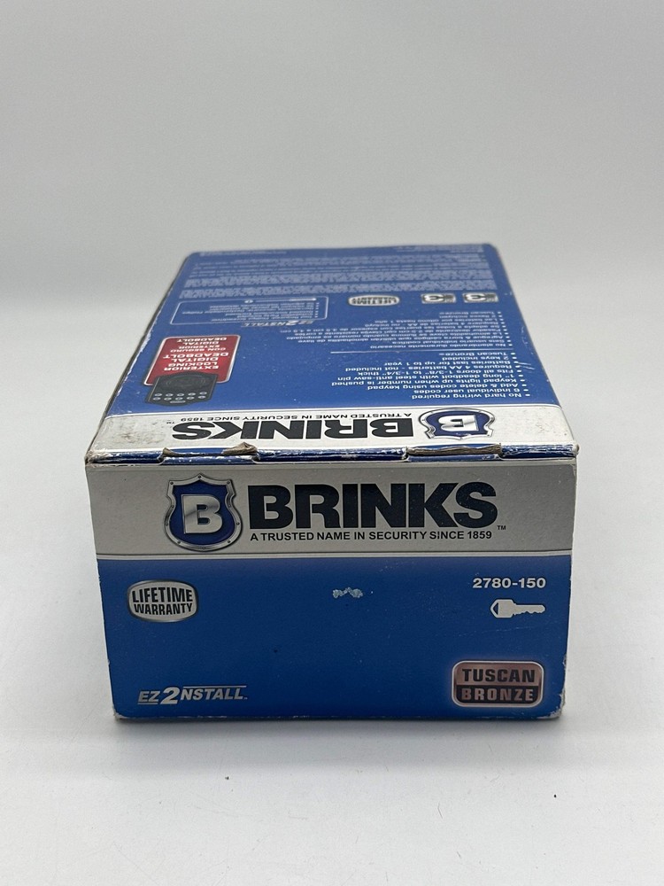 Brinks Digital Deadbolt 2780-150 New Open Box