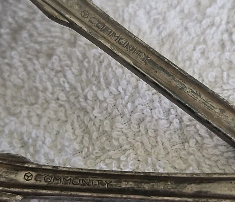 Oneida Community Silverplate SILVER SHELL 2 Piece Hostess Serving Set