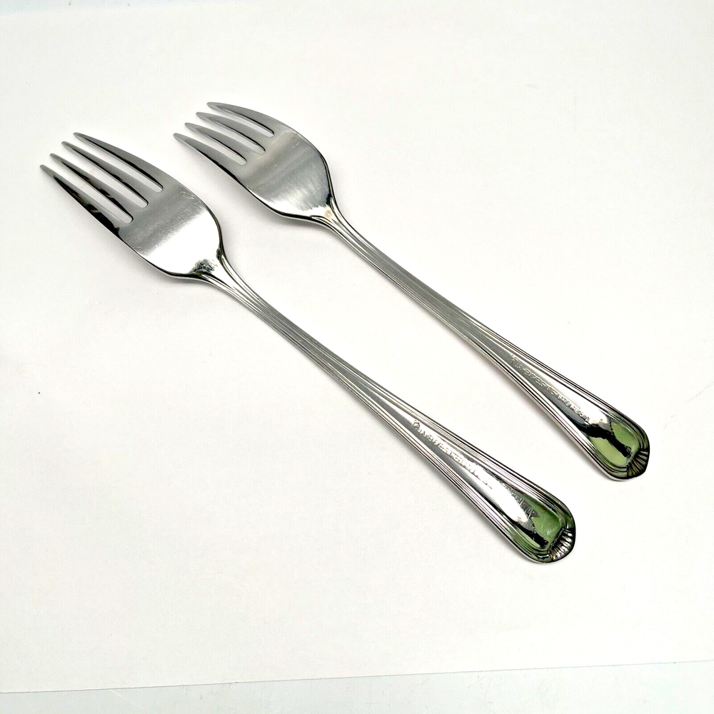 J.A. Henckels Stainless Flatware ALCEA 1 Dinner Fork and 1 Salad Fork