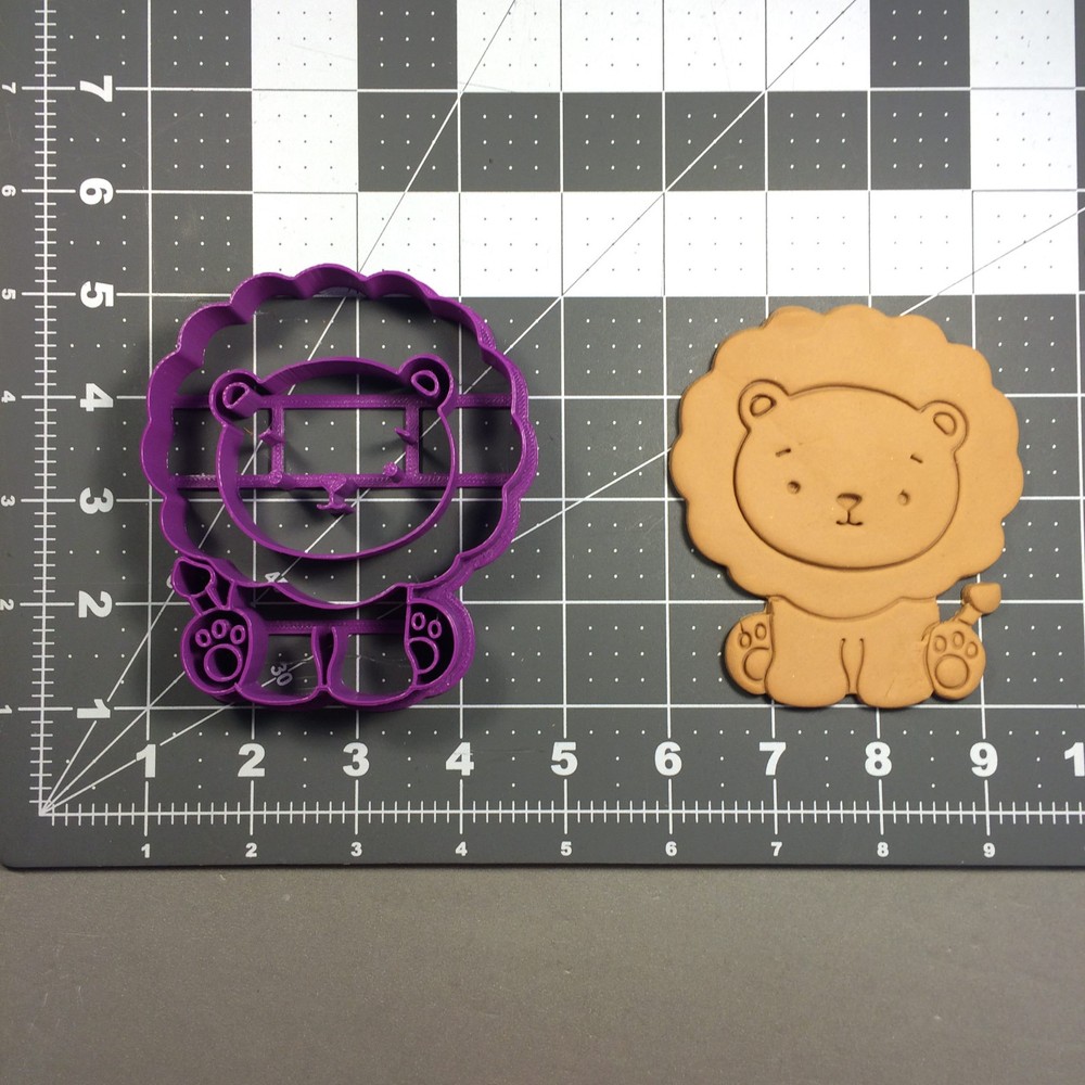 Baby Lion 101 Cookie Cutter