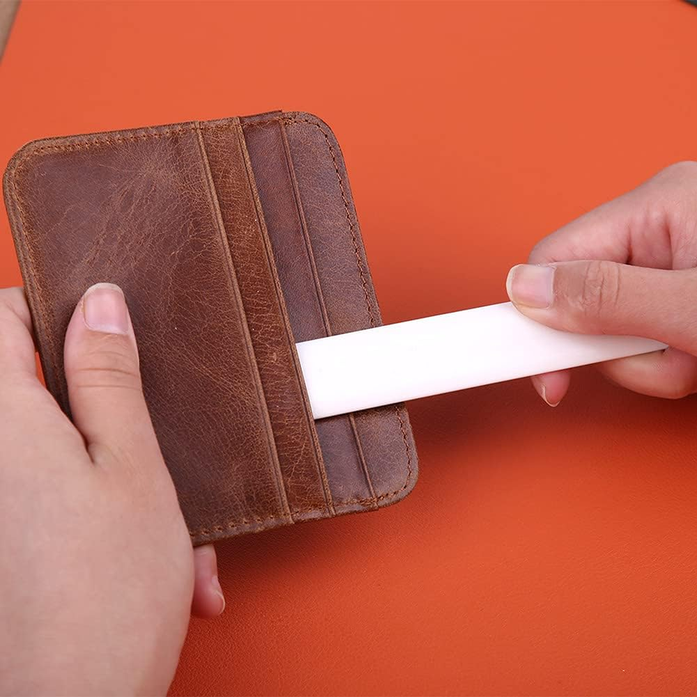 8 PCS Bone Folder Tool, Plastic Bone Folder Paper Creaser Set Scoring Tool for P