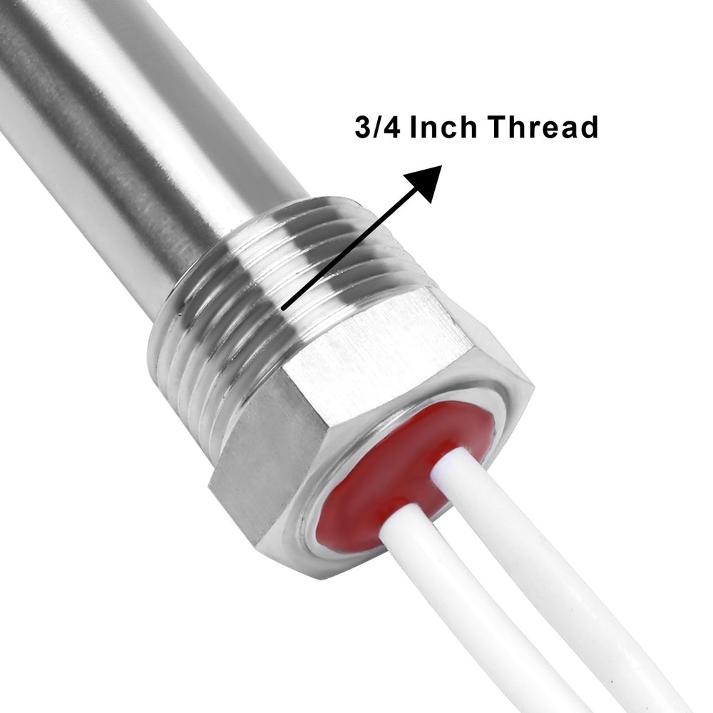 Immersion Cartridge Heater 12V 100W Hot Rod Heating Element Replacement 3/4 I...
