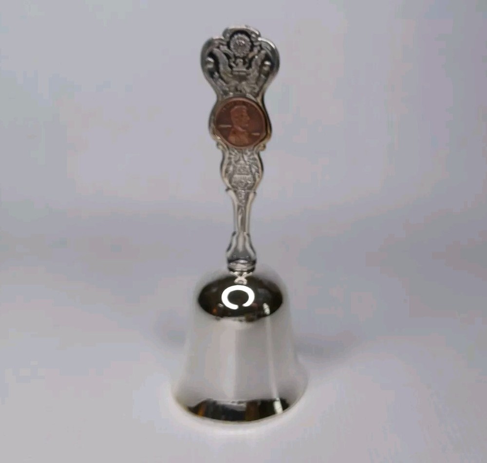 Vintage Collection Silver Plated Penny Bell