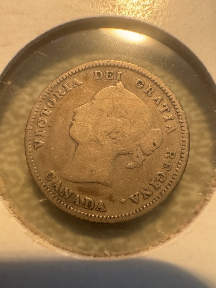 1885 Canada 5 Cents