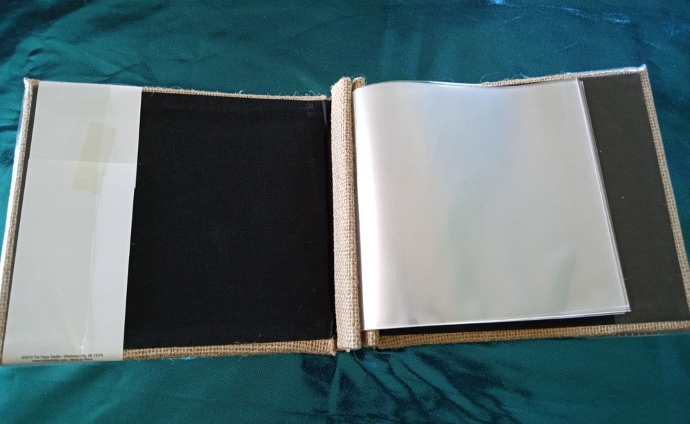 Burlap Scrapbook 6x6 and Burlap Cake Server