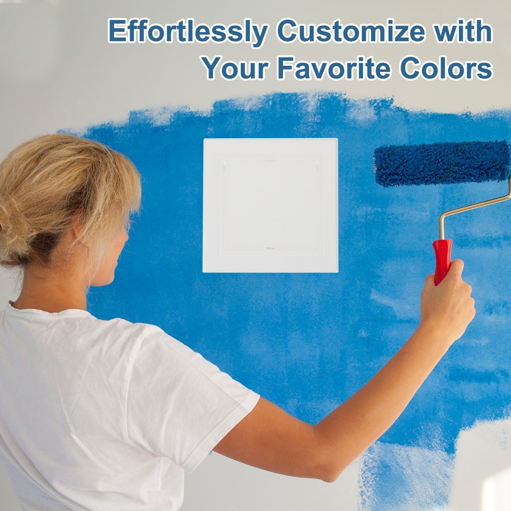 6.1x6.1 Inch(155x155mm) Removable Hinged Access Panel, 2Pcs Access Doors White