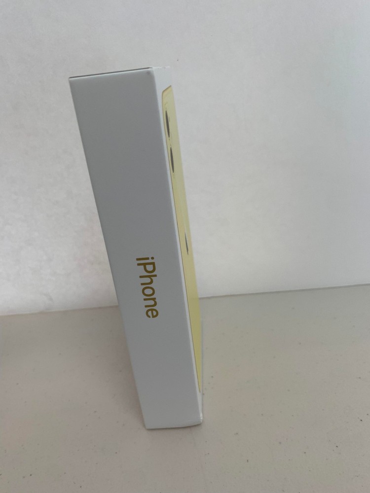 Iphone 11 Yellow Empty Box
