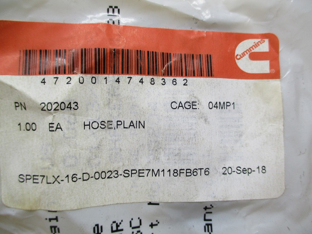 Cummins 202043 HOSE