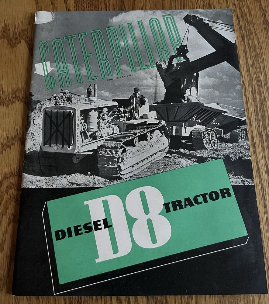 1930’s Caterpillar D8 Diesel Tractor Brochure
