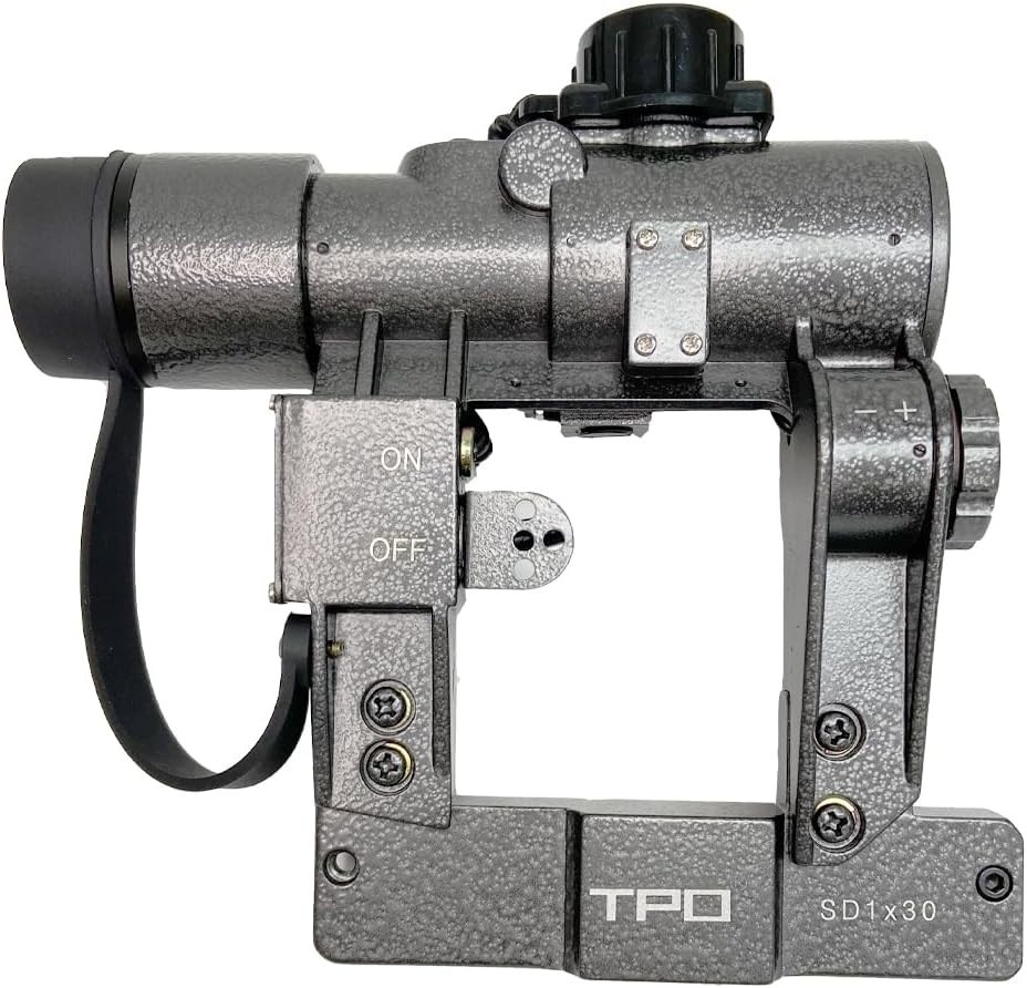Sniper SD Rifle Scope with Side Rail Mount (1x30 Red Dot)