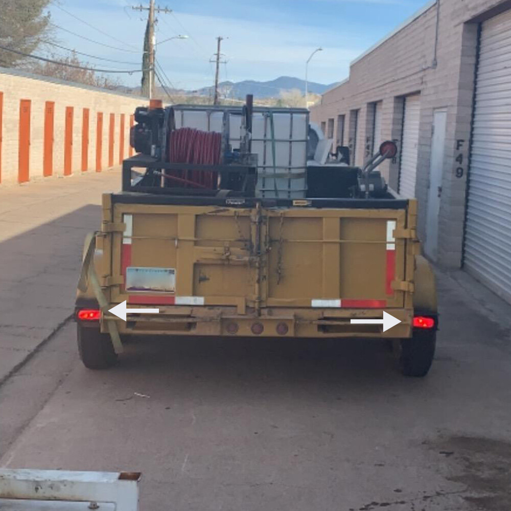 Fit For Trailer/Truck LED Steel Housing Box 6"Oval Tail Light 2"Marker Light New