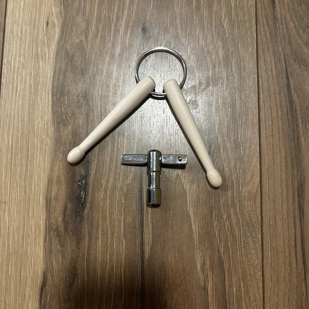 Tuning Drum Key Keychain