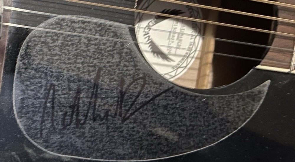 Nathaniel Rateliff Signed Guitar Autographed