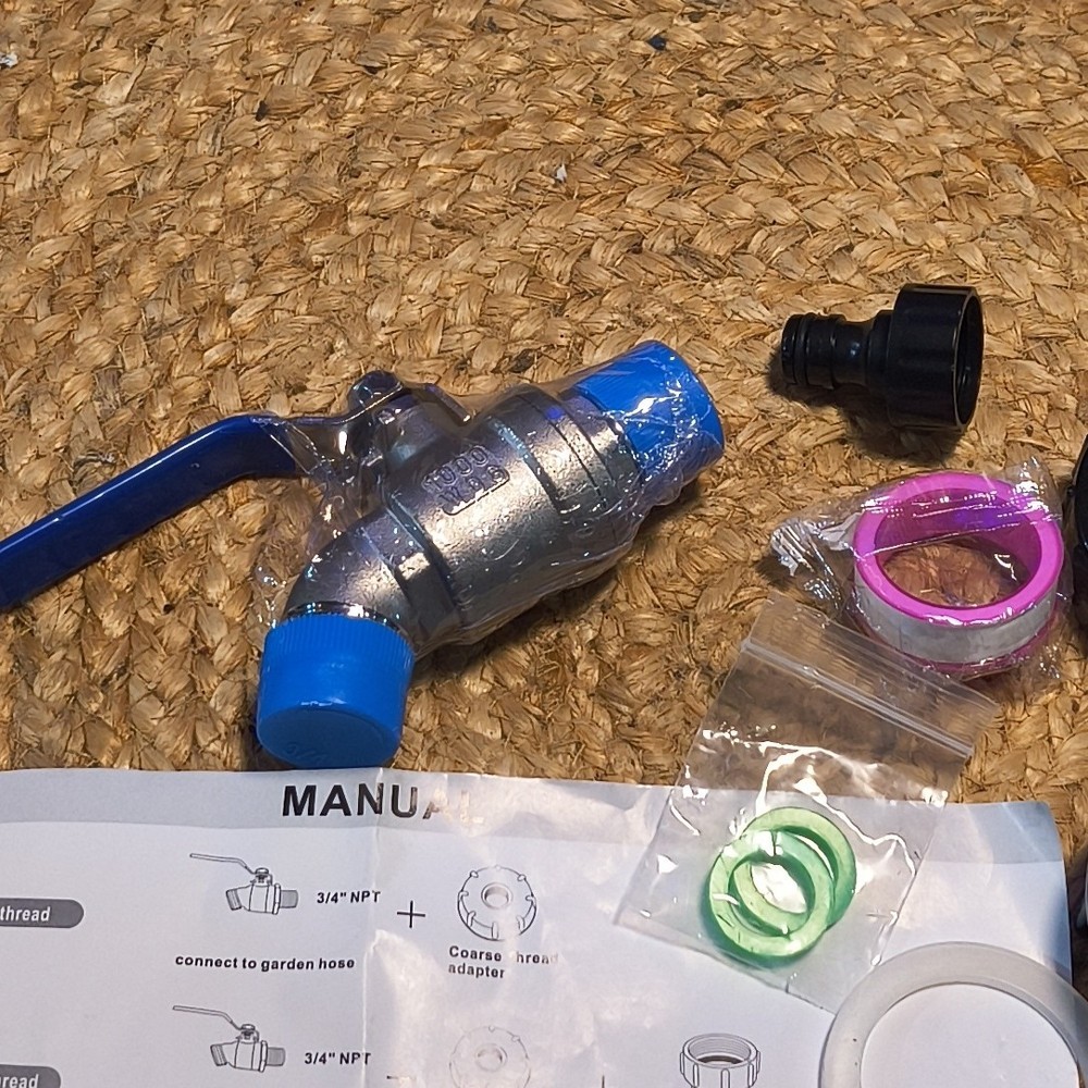 Plumbing Kit Valve And Adapters