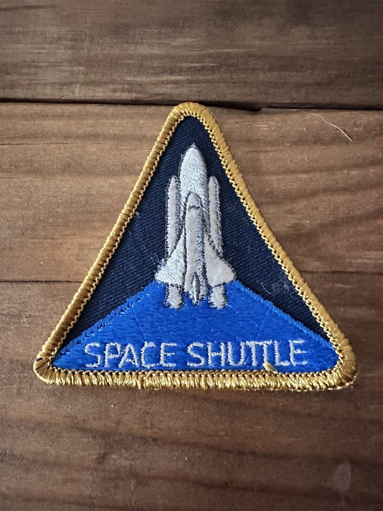 NASA Space Shuttle - Triangular 3” Patch & Sticker