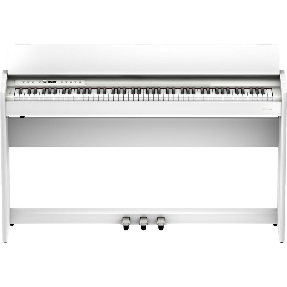 Roland F701 Digital Piano - White COMPLETE HOME BUNDLE