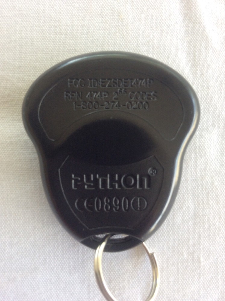 Genuine Python 2 way lcd remote control 0890 Python 571xp 