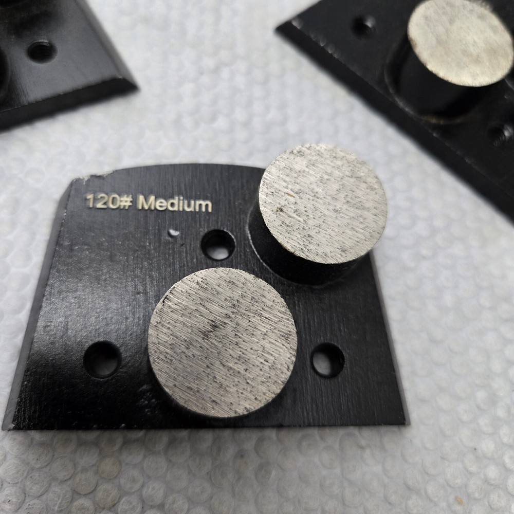 3-Pack: Trapezoid Round 2 Segments Diamond Grinding Polishing 120# Medium