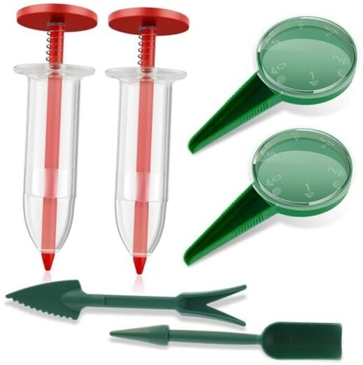 6Pcs Mini Sowing Seed Dispenser, Seed Planter Tool, Handheld Seed Planter,