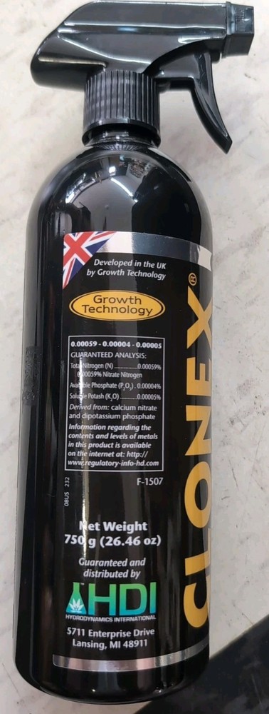 HydroDynamics Clonex Mist 750ml Hydroponic Propagation