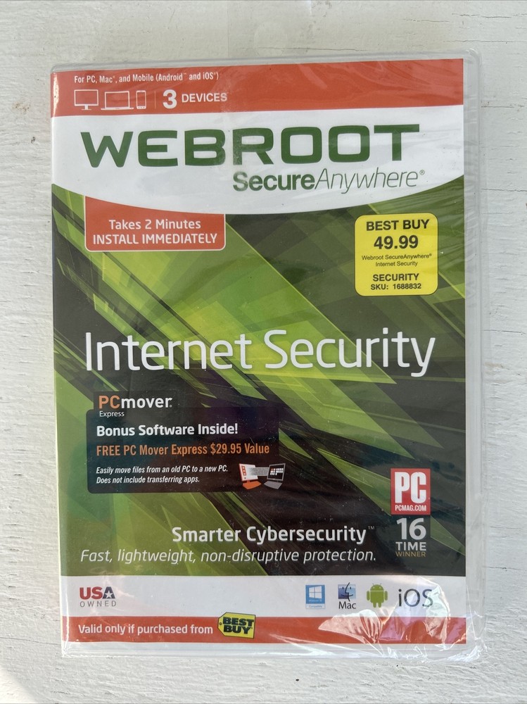 Webroot SecureAnywhere Internet Security