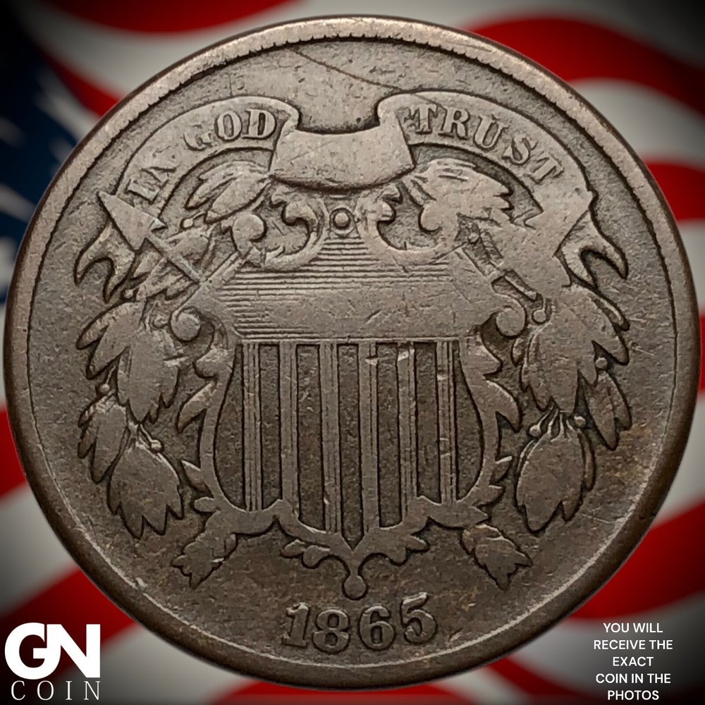 1865 2 Cent Piece Y6207