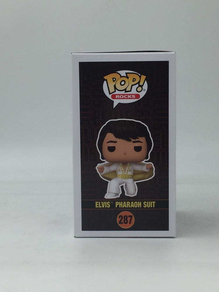 Funko Pop! Rocks Elvis Pharaoh Suit #287 Diamond Amazon Exclusive W/Protector
