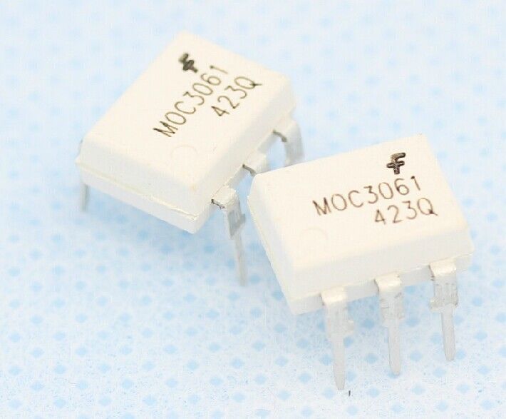 50Pcs MOC3061 DIP-6 Optoisolators Triac Driver Output✦Kd