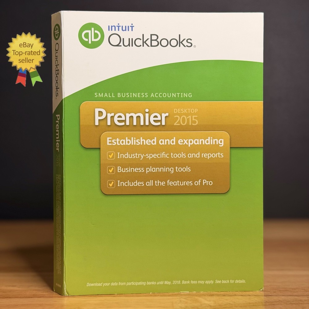 QuickBooks Desktop Premier 2015 Windows Accounting -NO SUBSCRIPTI0N- TESTED