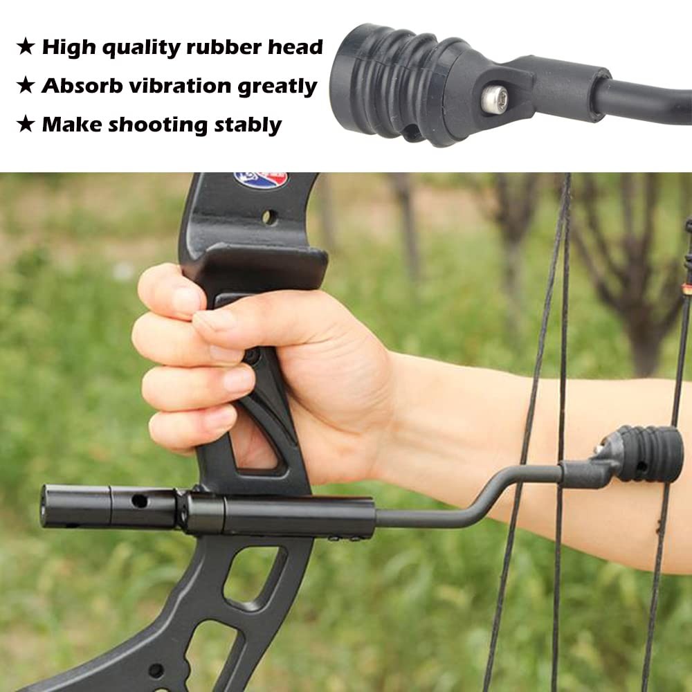 ZSHJGJR String Stop Bracket Decelerator Rod String Vibration Balance Bowstring S