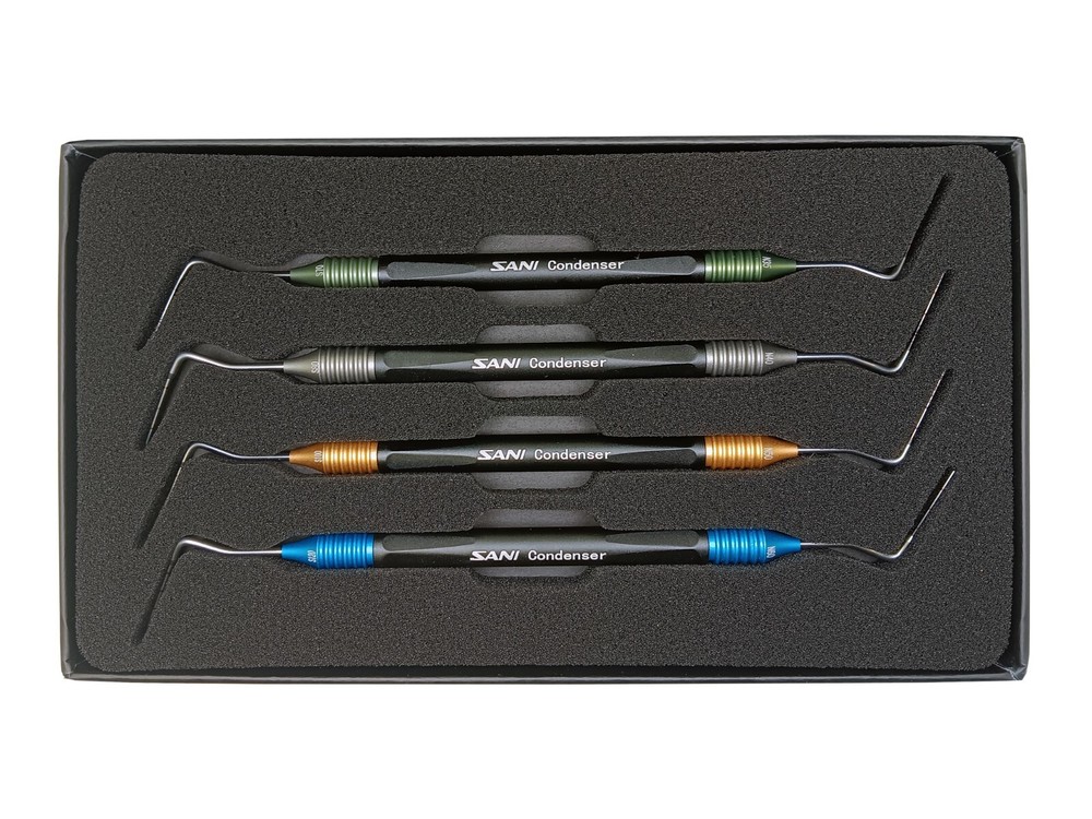 Sani 4 Pc Dental Condenser/Plugger Kit