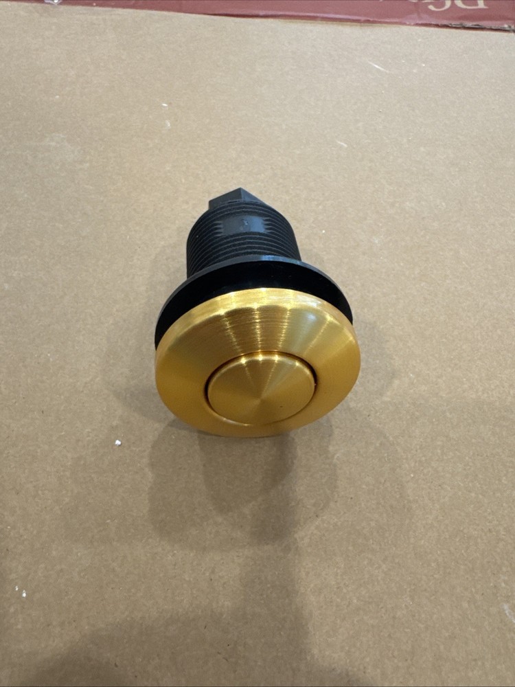 Jaclo Waste disposal air Switch button Satin gold