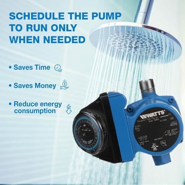 Watts Hot Blue Water Recirculation System with 24Hr Programmable Timer