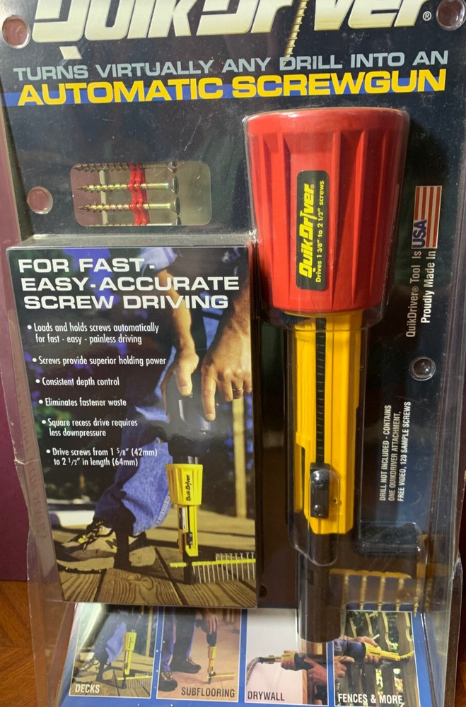 VINTAGE QUICKDRIVER AUTOMATIC SCREWGUN - NEW