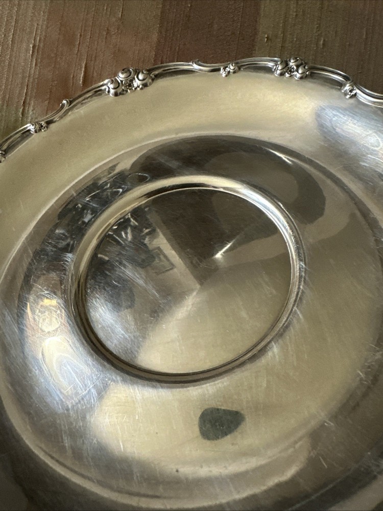 Gorham Sterling Silver Dish 10 3/8" Diameter #1389 14.75 Ounces