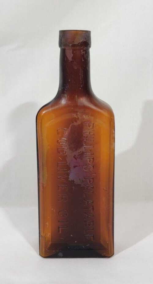 Antique Phillips Palatable Cod Liver Oil