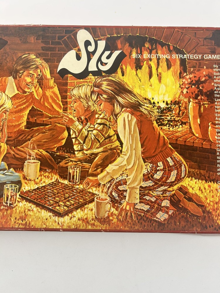 Vintage 1975 SLY Board Game Amway Fireside Sid Sackson Strategy Game Complete