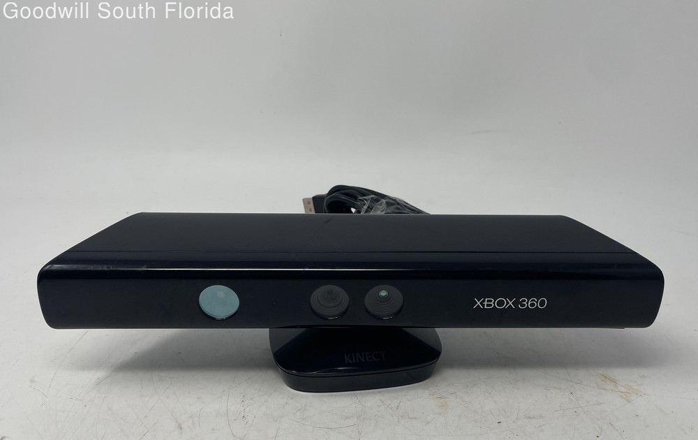 Microsoft Xbox 360 Model 1414 Black Video Gaming Kinect Sensor Bar Not Tested