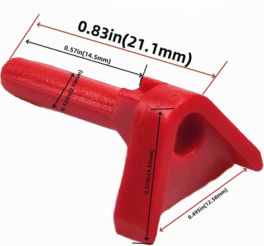 2 pack Red Fuel Stem Adaptor compatible for Paslode 401340