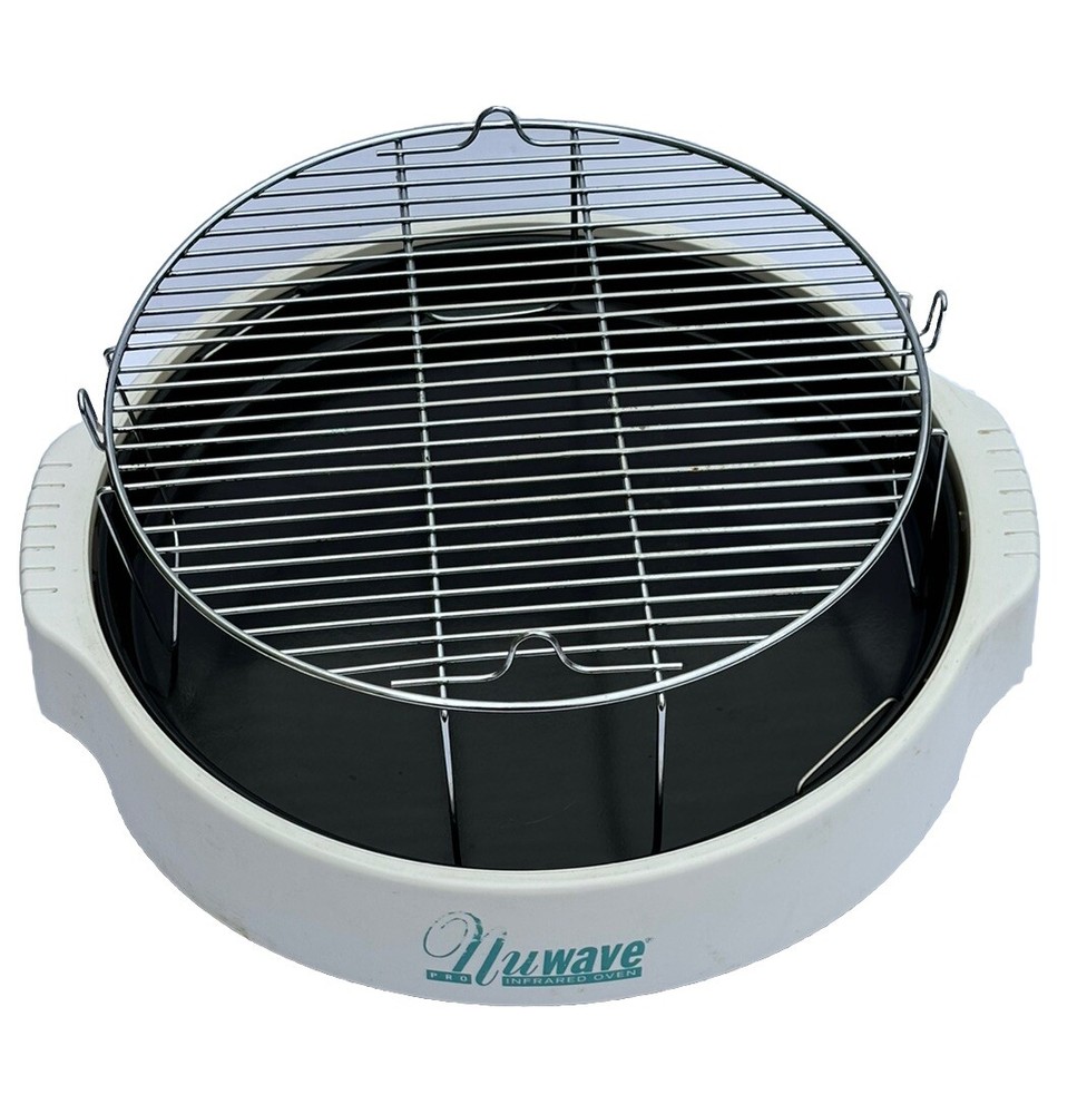 Original Oven Base Drip Pan Rack Replacement Set 20301-20304 White Nuwave Pro