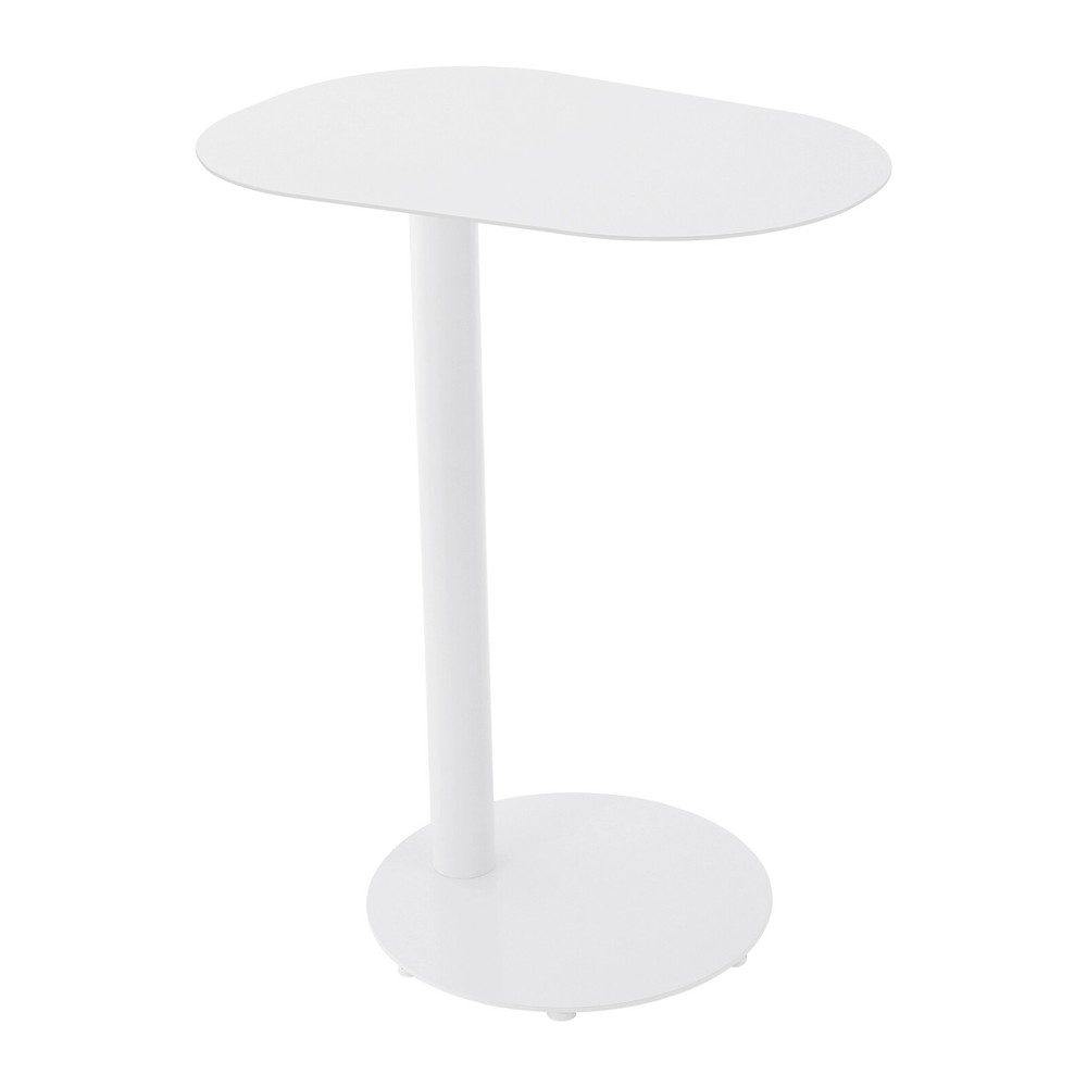 C-shaped Side Table, Iron End Table, Couch Side Table, Bedside Table 20*14-inch